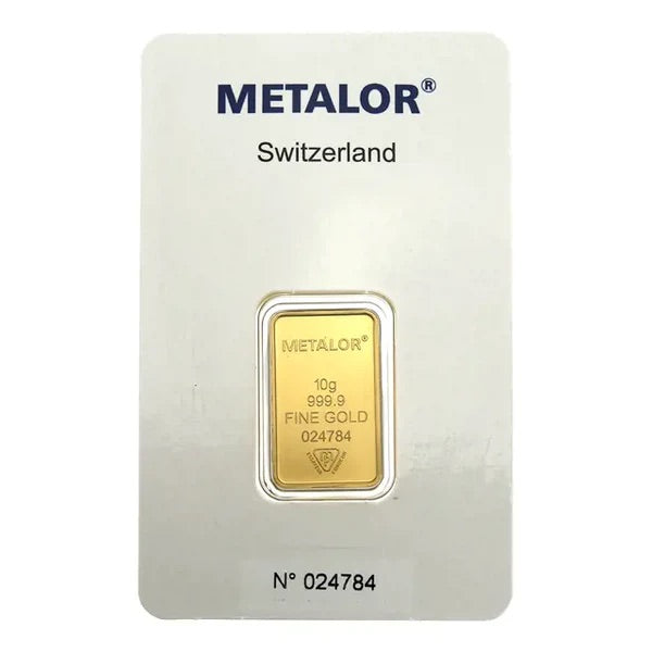 METALOR 10G STAMPED GOLD BAR
