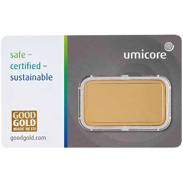 UMICORE 20G STAMPED GOLD BAR