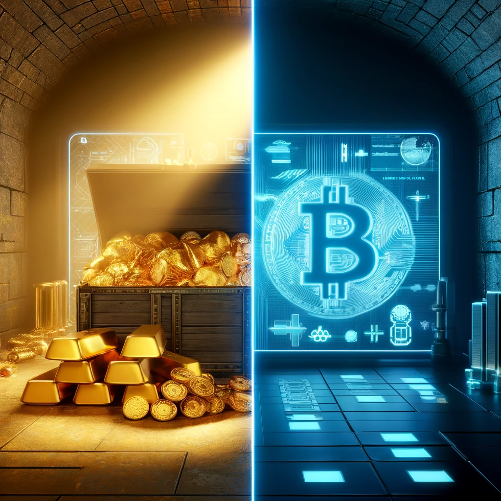 Comparing physical and digital gold