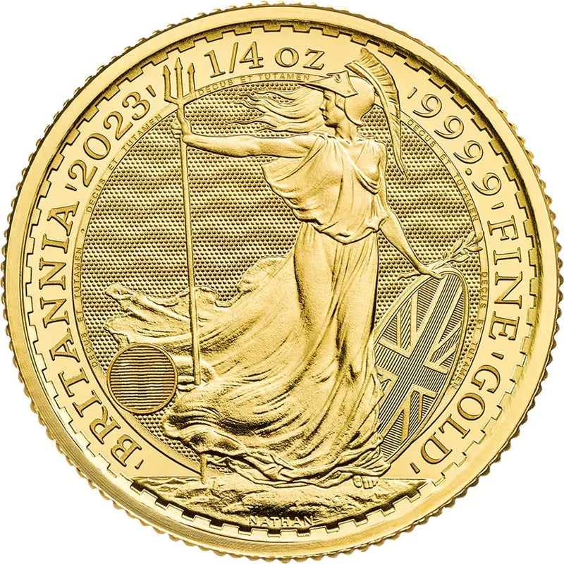 2023 KING CHARLES III BRITANNIA GOLD 1/4OZ COIN