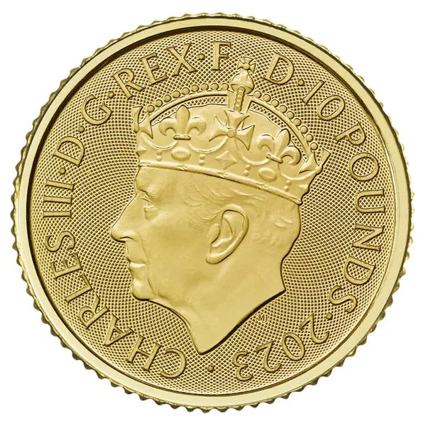 2023 UK KING CHARLES III CORONATION 1/10OZ GOLD COIN