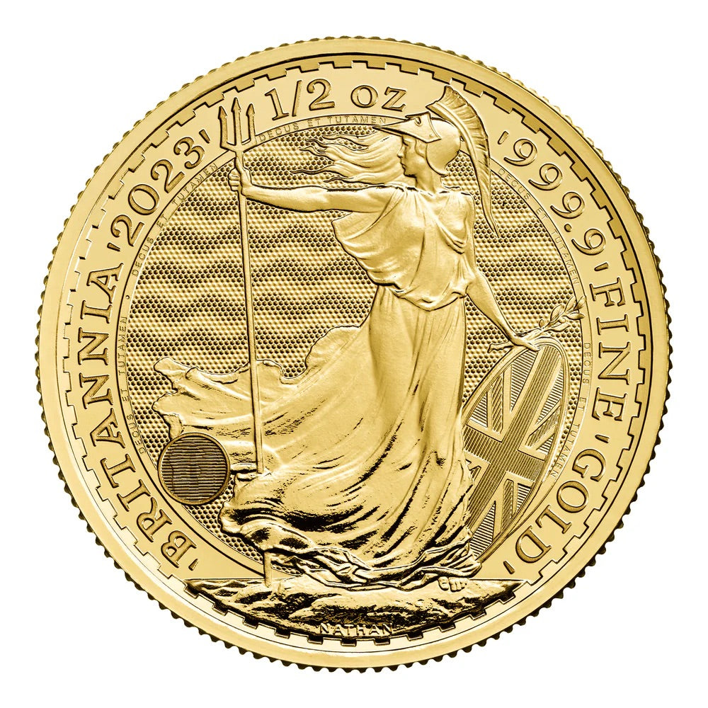 2023 KING CHARLES III BRITANNIA 1/2 OZ GOLD COIN