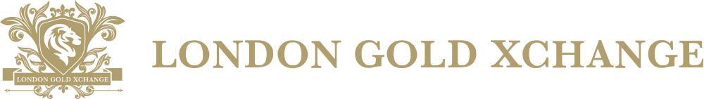 London Gold Exchange Gold Lion Crest & Logo